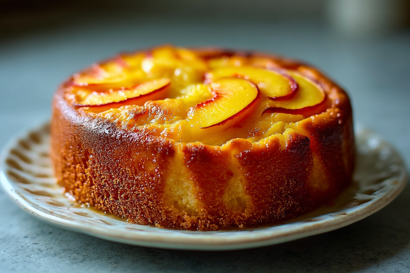 Torta Pesca e Yogurt