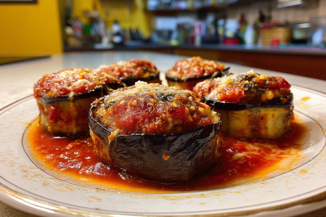 Involtini di melanzane ripieni golosi e leggeri