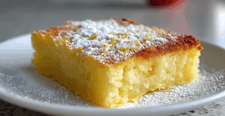 Torta al cocco e limone