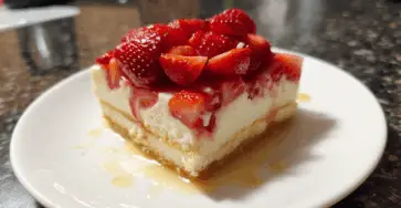 Pavê al latte e fragole