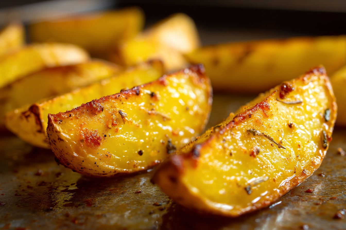 Spicchi di patate al forno