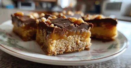 Barrette croccanti al caramello e cioccolato