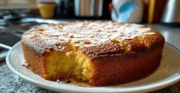 Torta di mandorle soffice e croccante