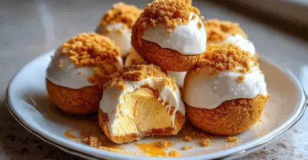 Bocconcini di cheesecake alla zucca