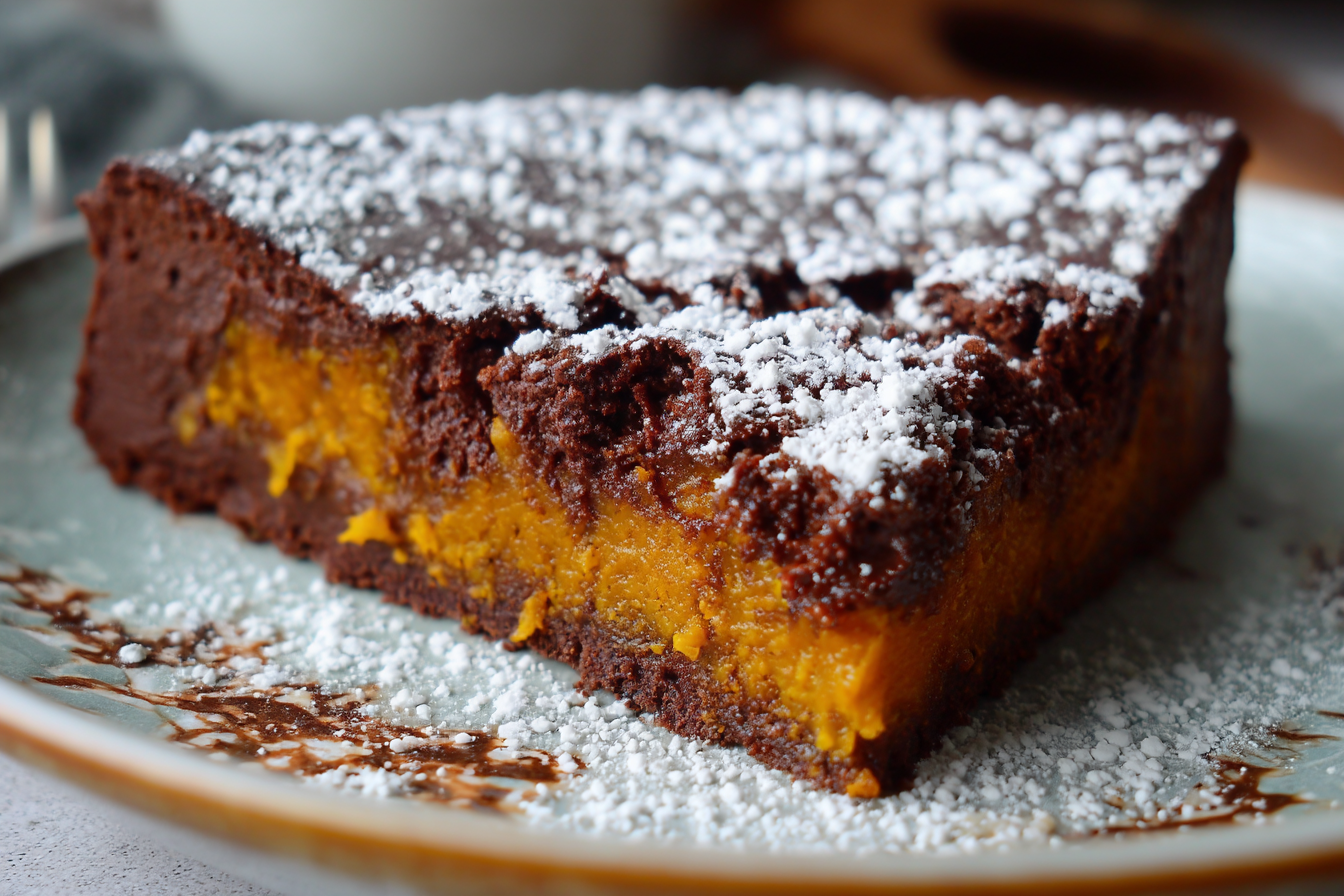 Torta alla zucca e cioccolato