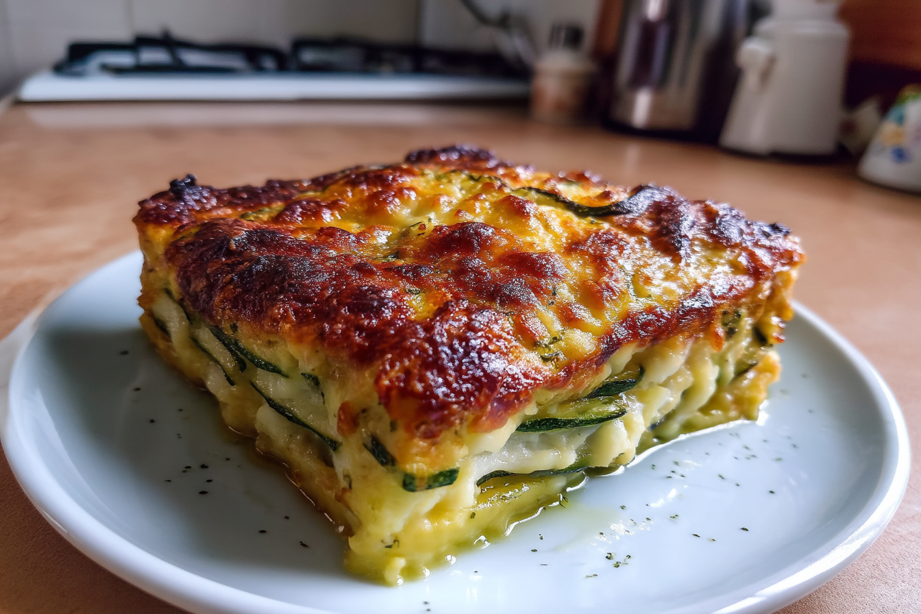 Parmigiana di zucchine saporita e light