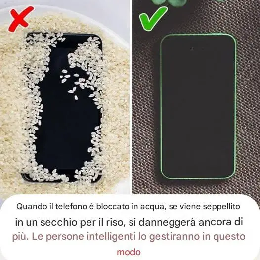 Consigli utili per gestire un telefono bloccato in acqua