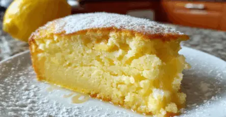 Torta al limone vegana e leggera