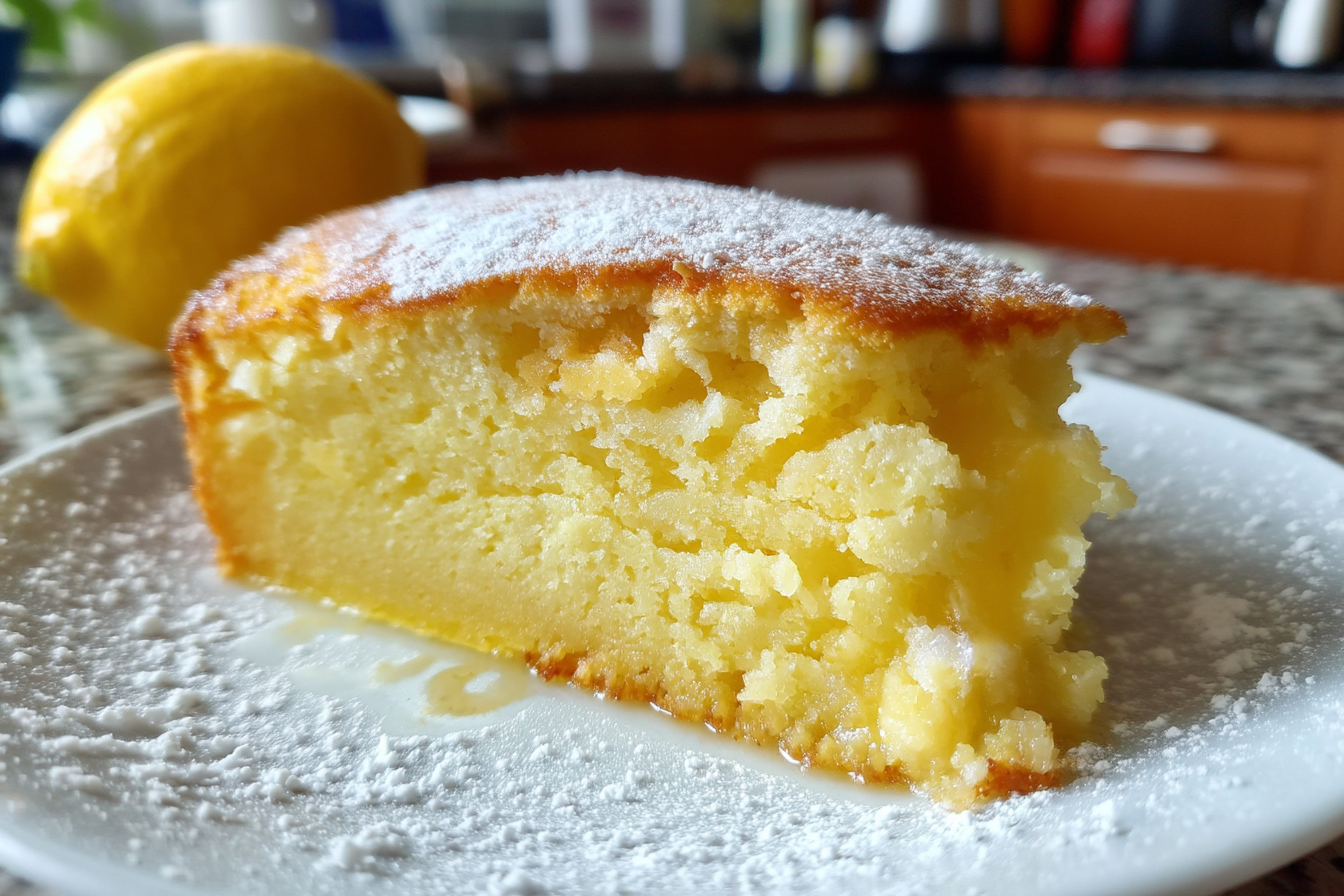Torta al limone vegana e leggera