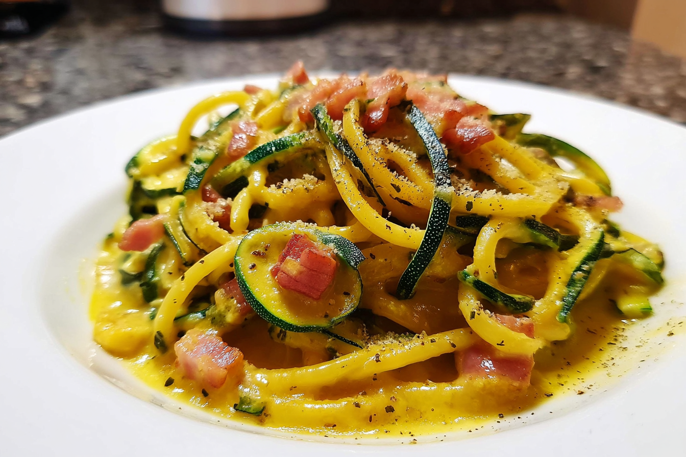 Carbonara di zucchine
