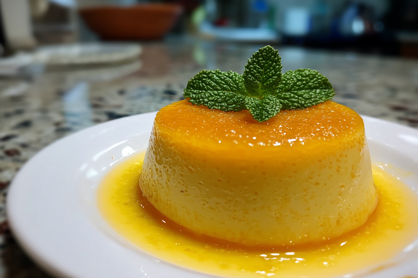 Mousse all'arancia soffice e profumata