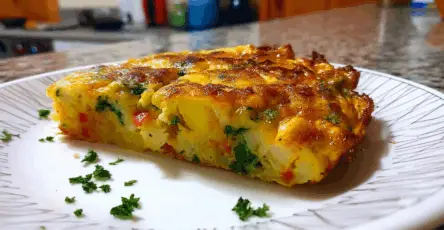Frittata Cavolo Patate e Peperoni