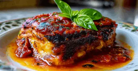 Parmigiana di melanzane leggera al forno