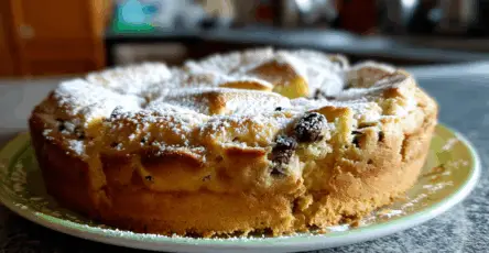 Torta Vortice alla Ricotta con Gocce di Cioccolato