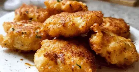 Buñuelos di pollo con formaggio
