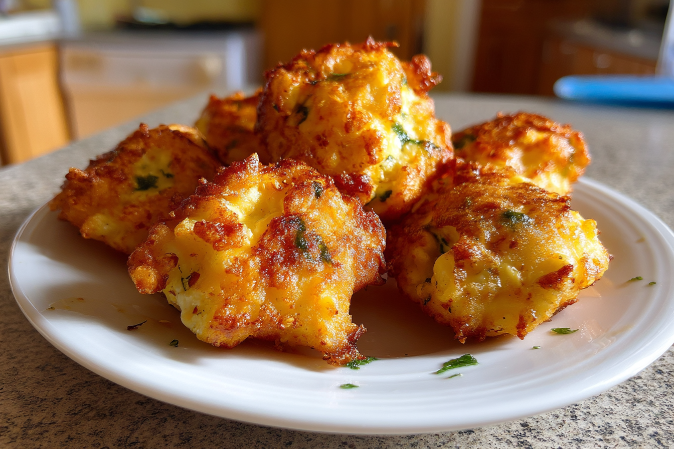 Frittelle di pollo al formaggio