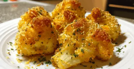 Bocconcini croccanti di cavolfiore
