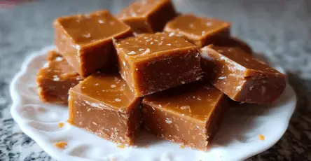 Quadrotti cremosi al caramello e fudge